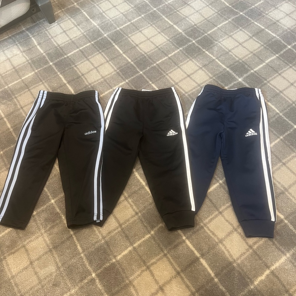 Bundle of 3 adidas boys joggers